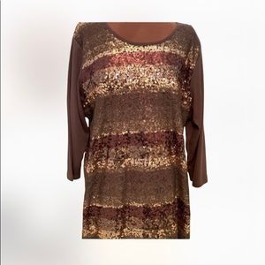 Sequined Quacker Factory t-shirt